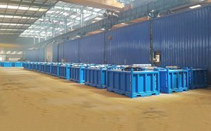 100套海洋鉆井平臺(tái)用鉆屑箱交付埃及客戶